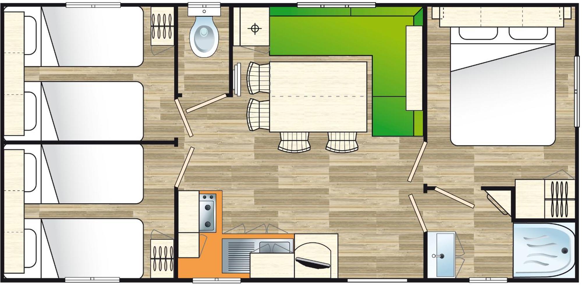 Charmant Mobil Home 6 Personnes Avec Clim Reversible Boofzheim Exterior foto
